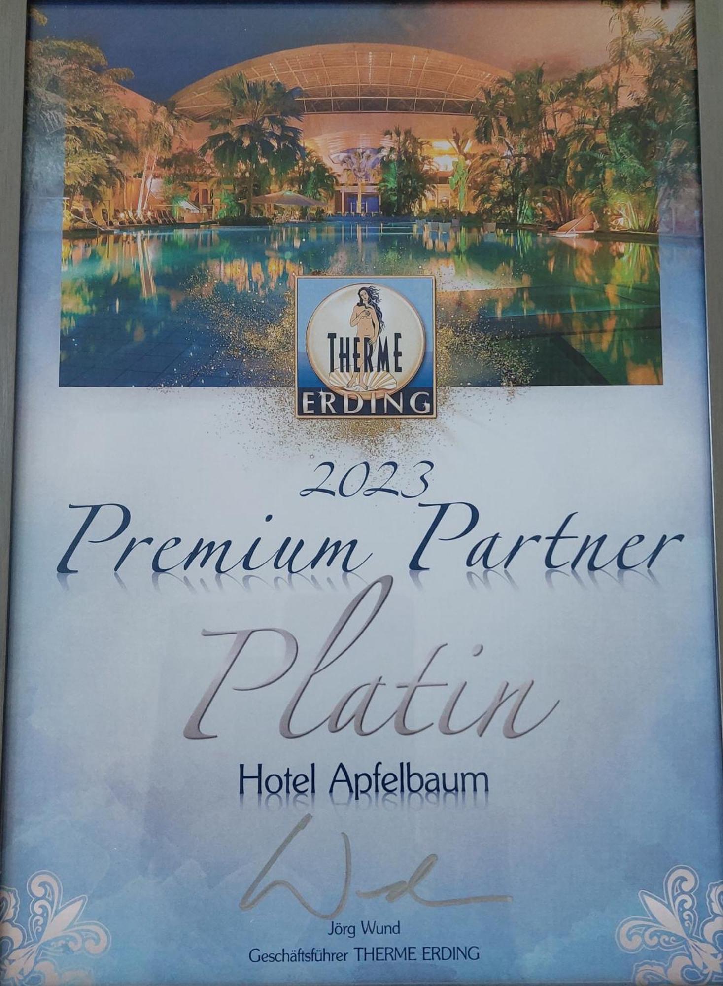 Hotel Apfelbaum Erding Bagian luar foto
